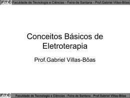 Conceitos B&aacute;sicos de Eletroterapia