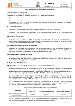 NTC 910020 Transformadores de Distribui&ccedil;&atilde;o para UCs