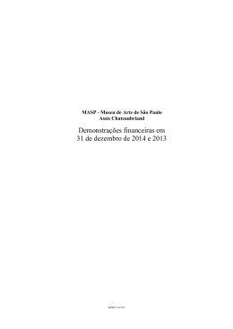 1. Demonstra&ccedil;&otilde;es Financeiras 2014 e Relat&oacute;rio da Auditoria