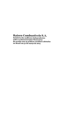 - Ra&iacute;zenRela&ccedil;&otilde;es com investidores Ra&iacute;zen Energia S.A.