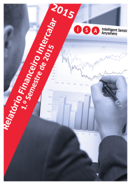 1 Relat&oacute;rio intercalar | 1&ordm; semestre de 2015 Demonstra&ccedil;&otilde;es