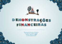 Demonstra&ccedil;&otilde;es financeiras ilustrativas, de acordo com as