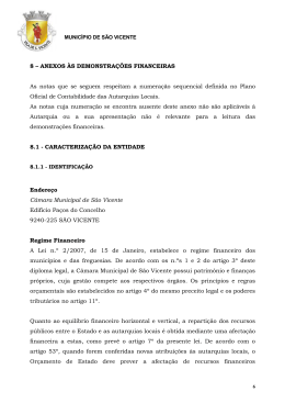 Anexos &agrave;s Demonstra&ccedil;&otilde;es Financeiras