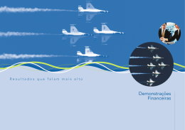 Demonstra&ccedil;&otilde;es Financeiras