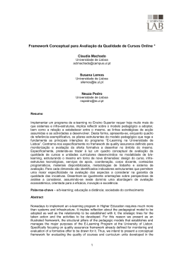 Encontro sobre Web 2.0 - Reposit&oacute;rio da Universidade de Lisboa