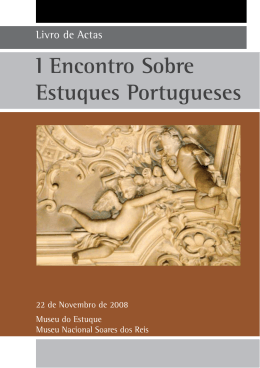 I Encontro Sobre Estuques Portugueses