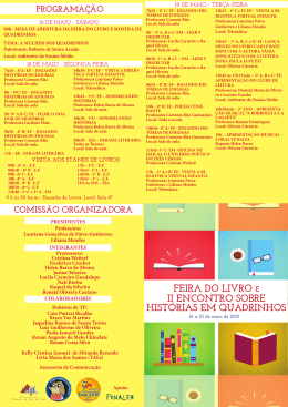 feira do livro e ii encontro sobre hist&oacute;rias em quadrinhos