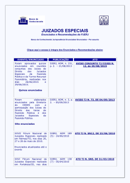 Juizados Especiais - Tribunal de Justi&ccedil;a do Estado do Rio de Janeiro