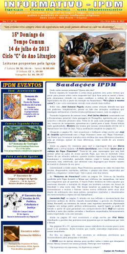 46 - Pastoral F&eacute; e Pol&iacute;tica