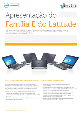 Fam&iacute;lia E do Latitude