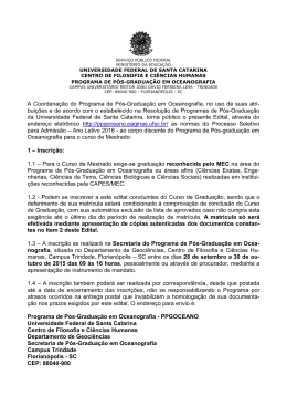 Retificado - Programa de P&oacute;s