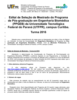 Edital 2016