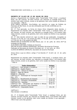 decreto n&ordm; 51.627, de 13 de julho de 2010