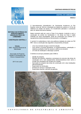 Produ&ccedil;&atilde;o e Transporte de Energia
