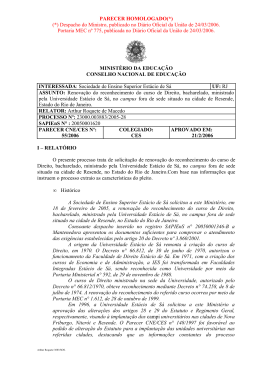 Parecer CNE/CES nº 55/2006, aprovado em 21 de fevereiro de 2006