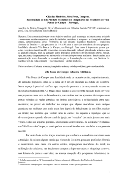 S&iacute;mbolos, Met&aacute;foras, Imagens. Resson&acirc;ncia de um