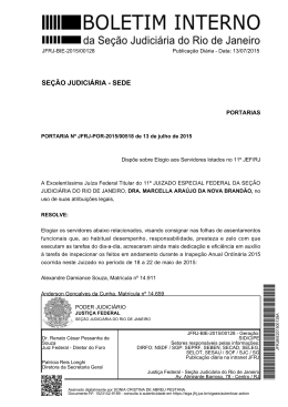 se&ccedil;&atilde;o judici&aacute;ria - sede - Justi&ccedil;a Federal &ndash; Se&ccedil;&atilde;o Judici&aacute;ria do Rio