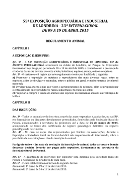 Acessar Regulamento Animal