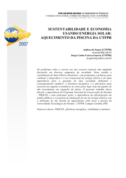 sustentabilidade e economia usando energia solar