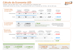 Cálculo da Economia LED