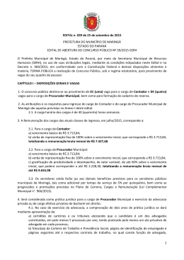 EDITAL n. 039 de 25 de setembro de 2015 1