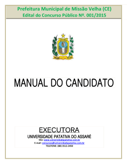 Prefeitura Municipal de Miss&atilde;o Velha