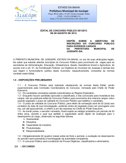 Edital - IDM Concursos