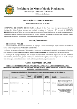 Prefeitura do Munic&iacute;pio de Pindorama