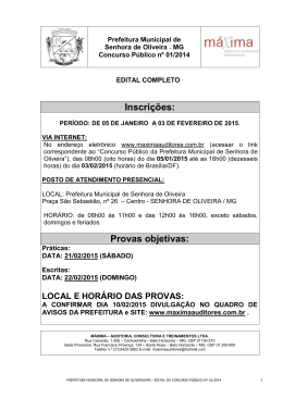 Edital - M&aacute;xima auditoria