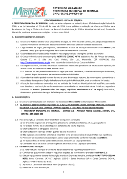 Edital de Abertura - Instituto Coelho Neto