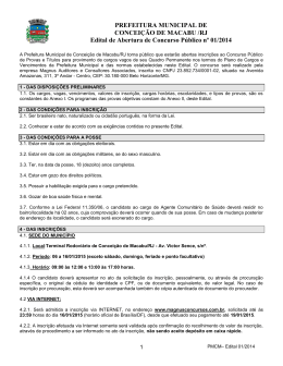 Edital 01/2014 - Magnus Concursos