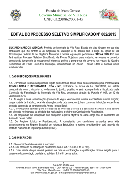 edital - Sydcon Concursos