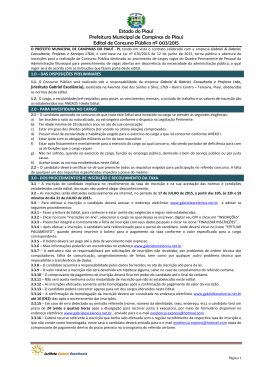 Edital - Gabriel Excel&ecirc;ncia