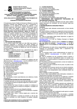 Edital Concurso Nil&oacute;polis 2014 - IBAP-RJ