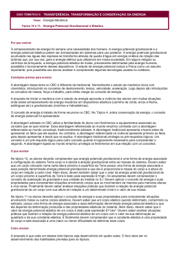 Energia Mec&acirc;nica T&oacute;pico 10 e 11: Energia P