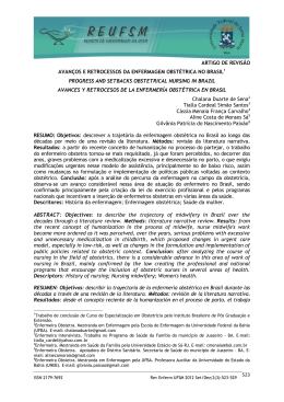 Avan&ccedil;os e retrocessos da enfermagem obst&eacute;trica no Brasil