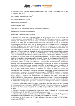 1- Enfermeira. Especialista em Enfermagem Obst&eacute;trica e Neonatal