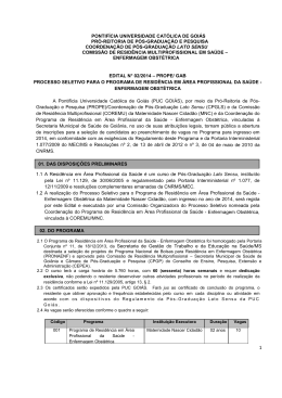 Edital - Secretaria Municipal de Sa&uacute;de