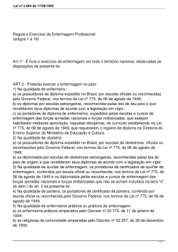 Lei n&ordm; 2.604 de 17/09/1955