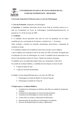DOURADOS Convoca&ccedil;&atilde;o Especial de Professores para o