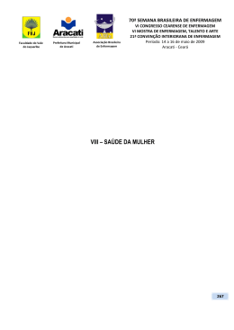 sa&uacute;de da mulher - Associa&ccedil;&atilde;o Brasileira de Enfermagem Se&ccedil;&atilde;o