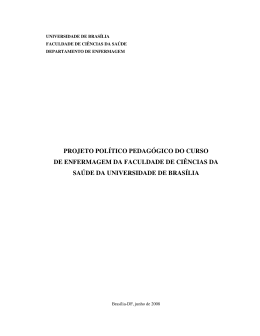 projeto pol&iacute;tico pedag&oacute;gico do curso de enfermagem da faculdade