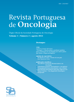 RPO2 - Sociedade Portuguesa Oncologia