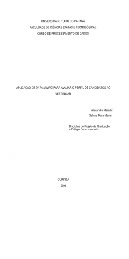 aplicacao de data mining para avaliar o perfil - 1