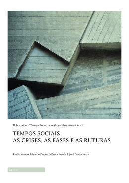 Tempos Sociais e o Mundo Contempor&acirc;neo