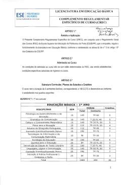 LICENCIATURA EM EDUCAÇÃO BÁSICA