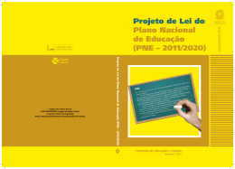 Projeto de Lei do Plano Nacional de Educação (PNE – 2011/2020)