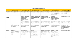 Confira aqui a programa&ccedil;&atilde;o.