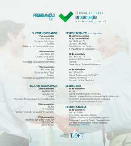 Semana Nacional de Conciliação