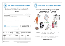 1- Teatro &ndash; 2as feiras das 14h as 17h